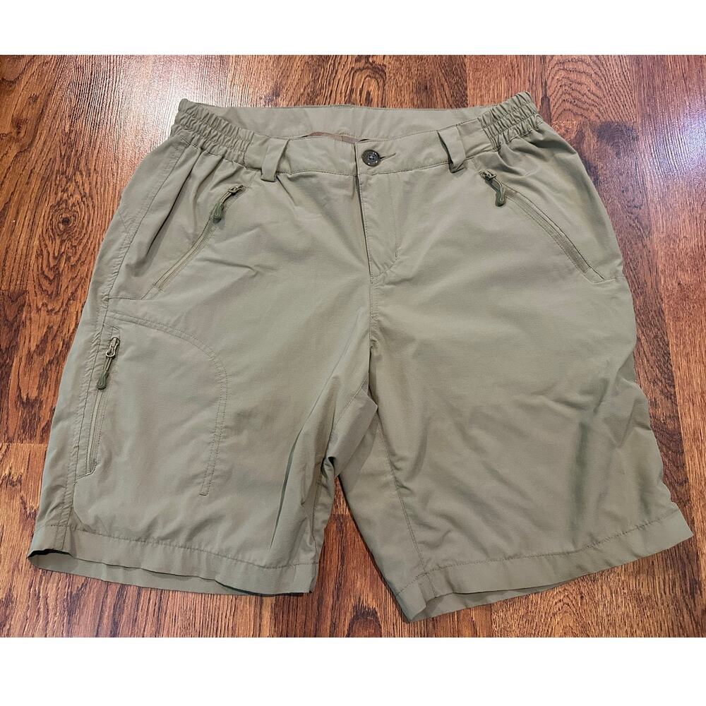 FREE SOLDIER Hiking Cargo Shorts Women’s 14 Khaki Outdoor Utility Performance